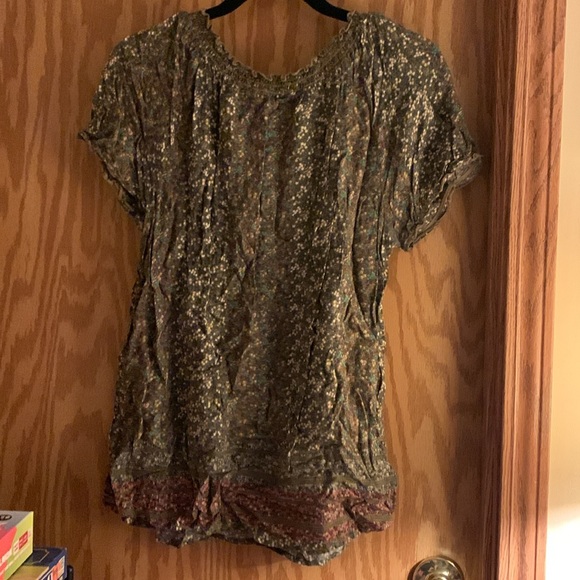 Faded Glory floral top - Picture 4 of 5